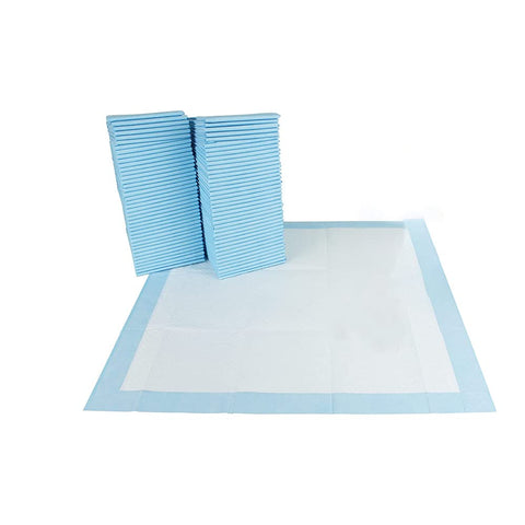 Pet Potty Training Pads for Dogs Puppy Pads - Super-Absorbent 5 Layers Waterproof - 56 x 56 cm - Disposable Puppy Pee Pads (Pack of 50)