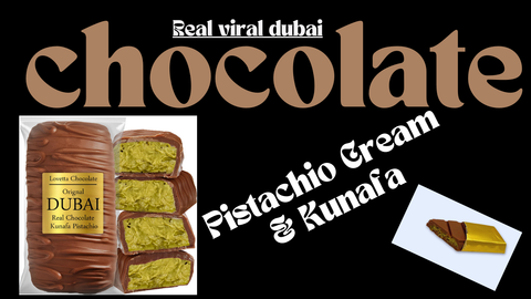 Real Dubai Viral Chocolate, 75g, Pistachio Cream & Kunafa, 2X Packaging may vary